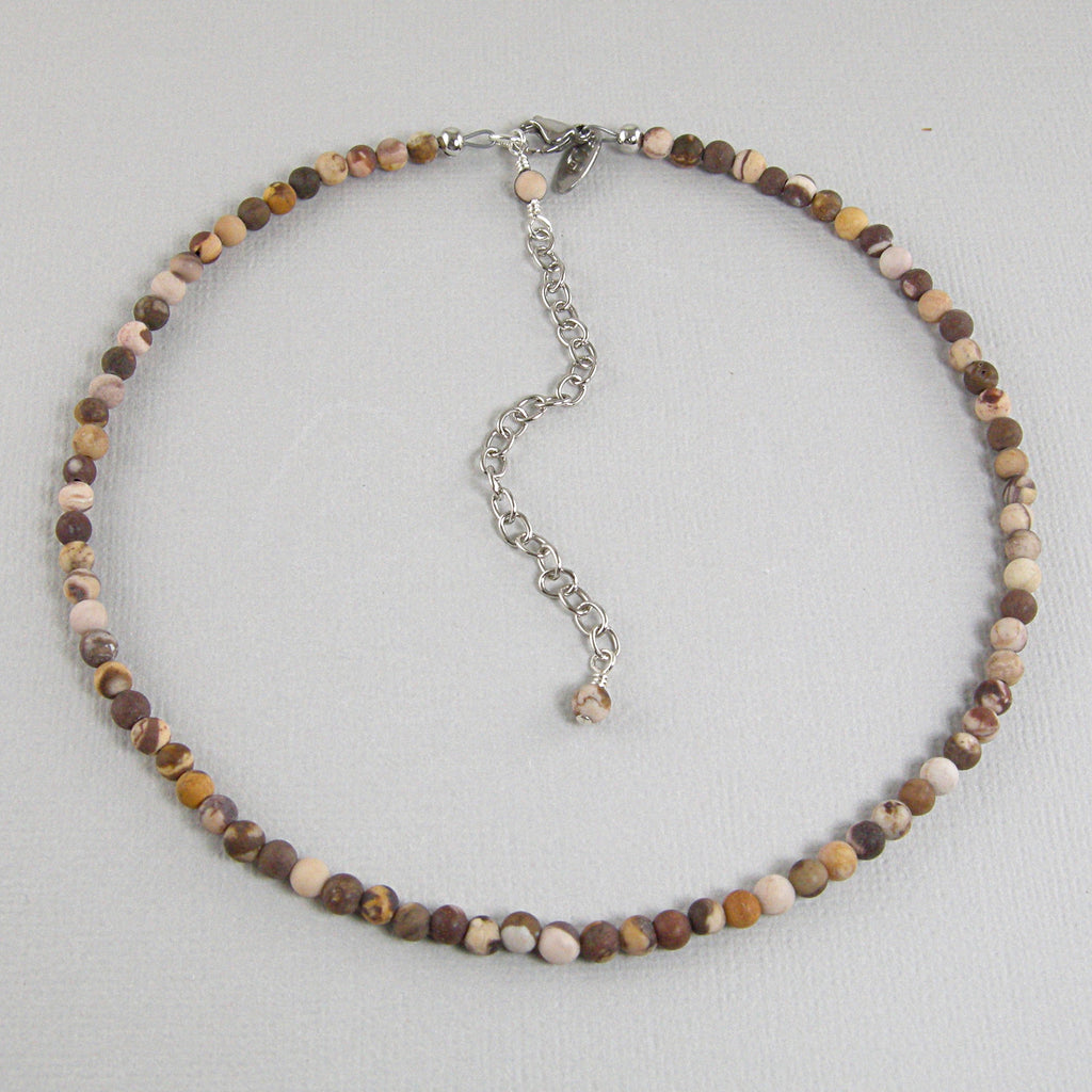 brown bead choker