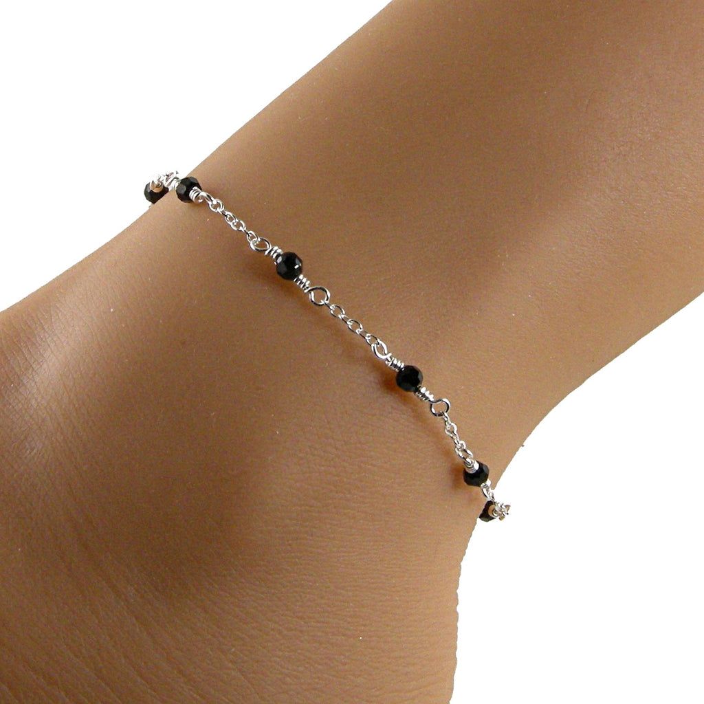 Fashion Love Heart Ankle Bracelet Foot Chain Silver Plated White Women  Anklet - The ICT University