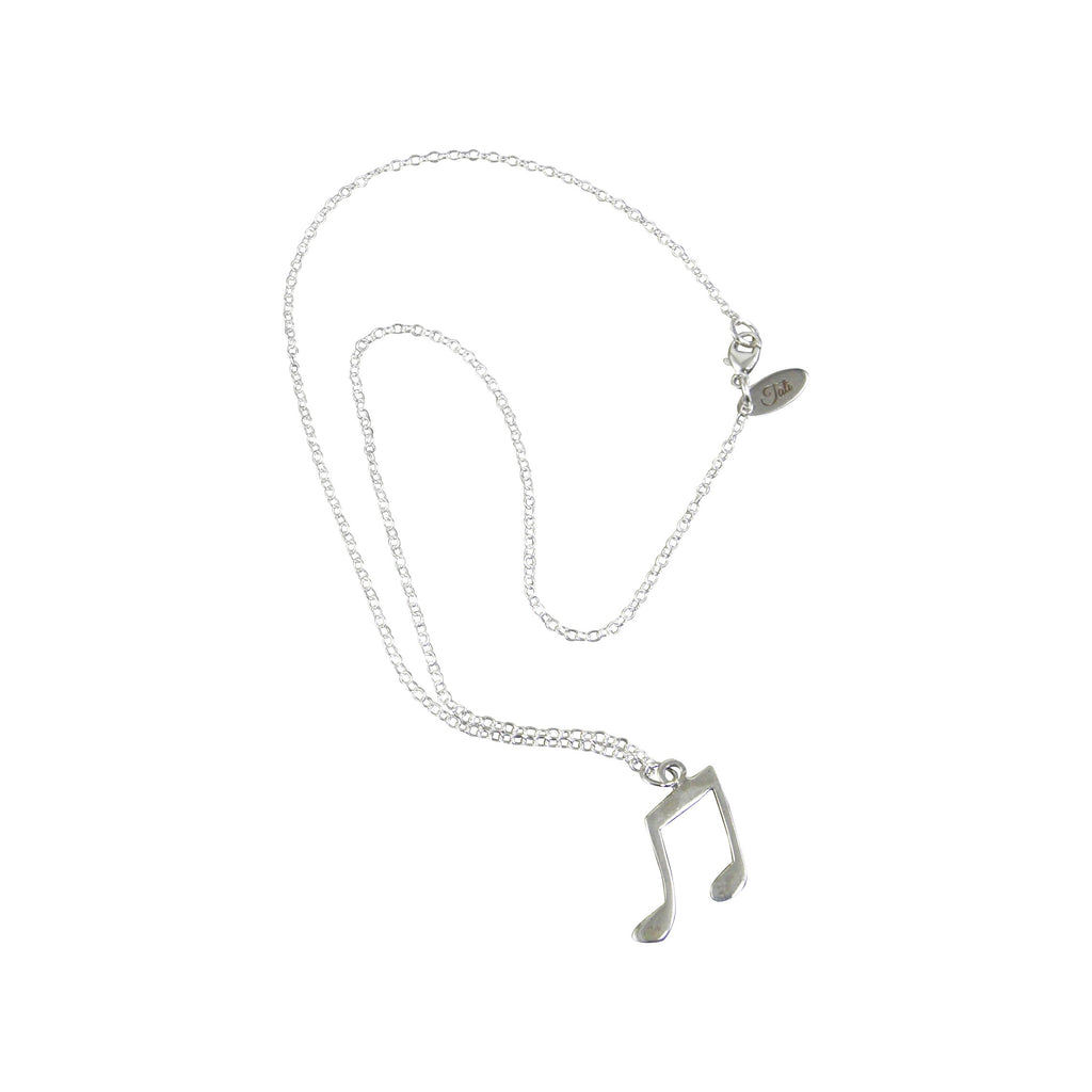 Sterling Silver Musical Notes Love Heart Name Necklace - Up to 2 Names in  English or Hebrew, Jewelry | My Jerusalem Store