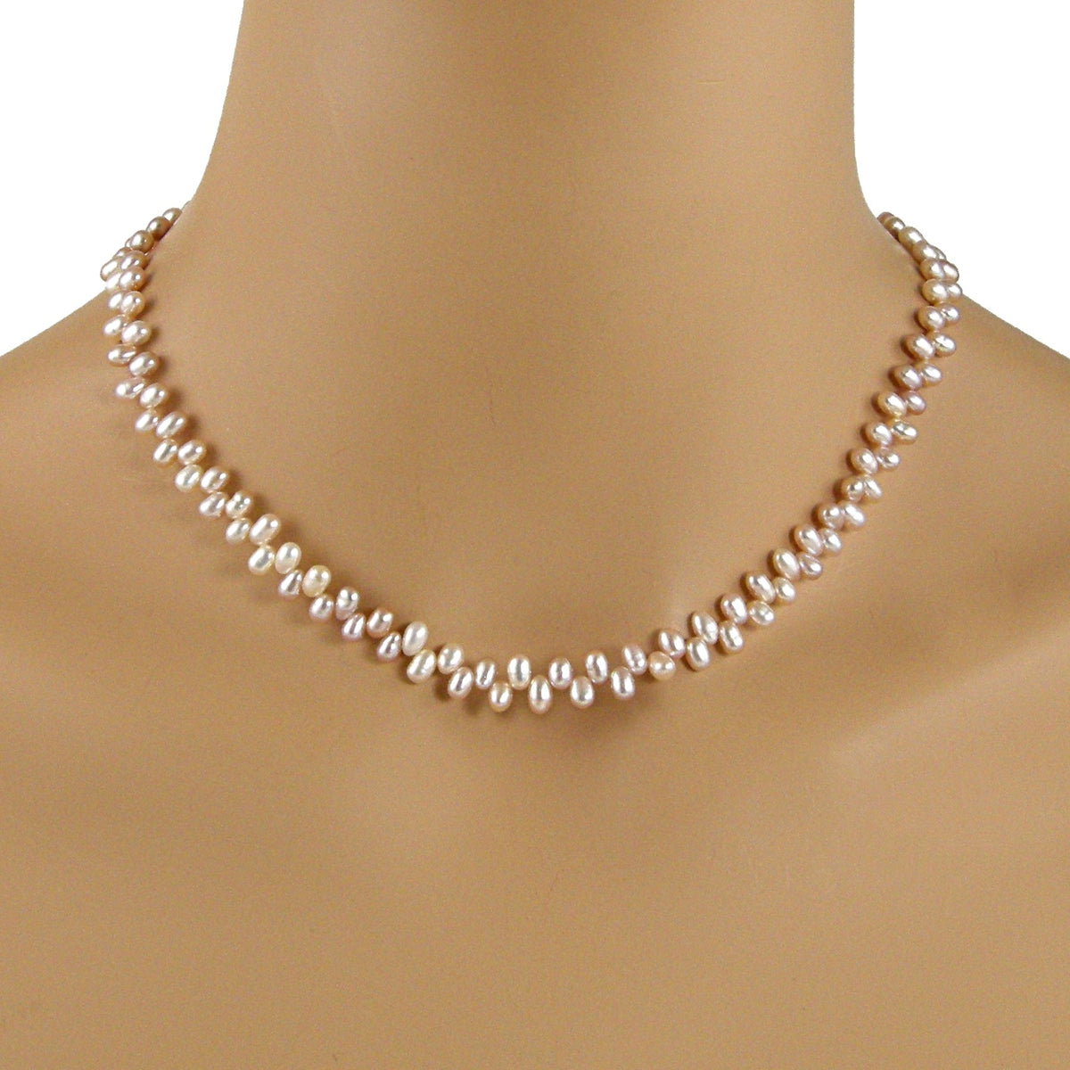 TATIANA☆[Silver925] Rose Toggle Pearl Necklace Designer fashion, Seoul-fully created | W Concept