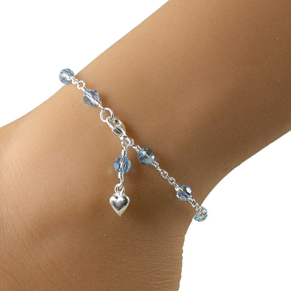 something blue anklet