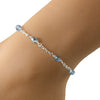 something blue anklet