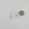 sterling silver wishbone earrings