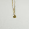 gold evil eye anklet