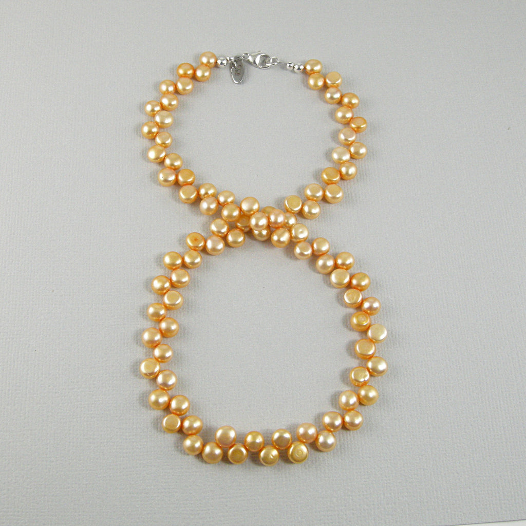 yellow pearl necklace